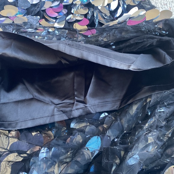 Milly Sequin Classic maxi skirt Milly Silver Paillette sparkle bling swiftie - Picture 10 of 14